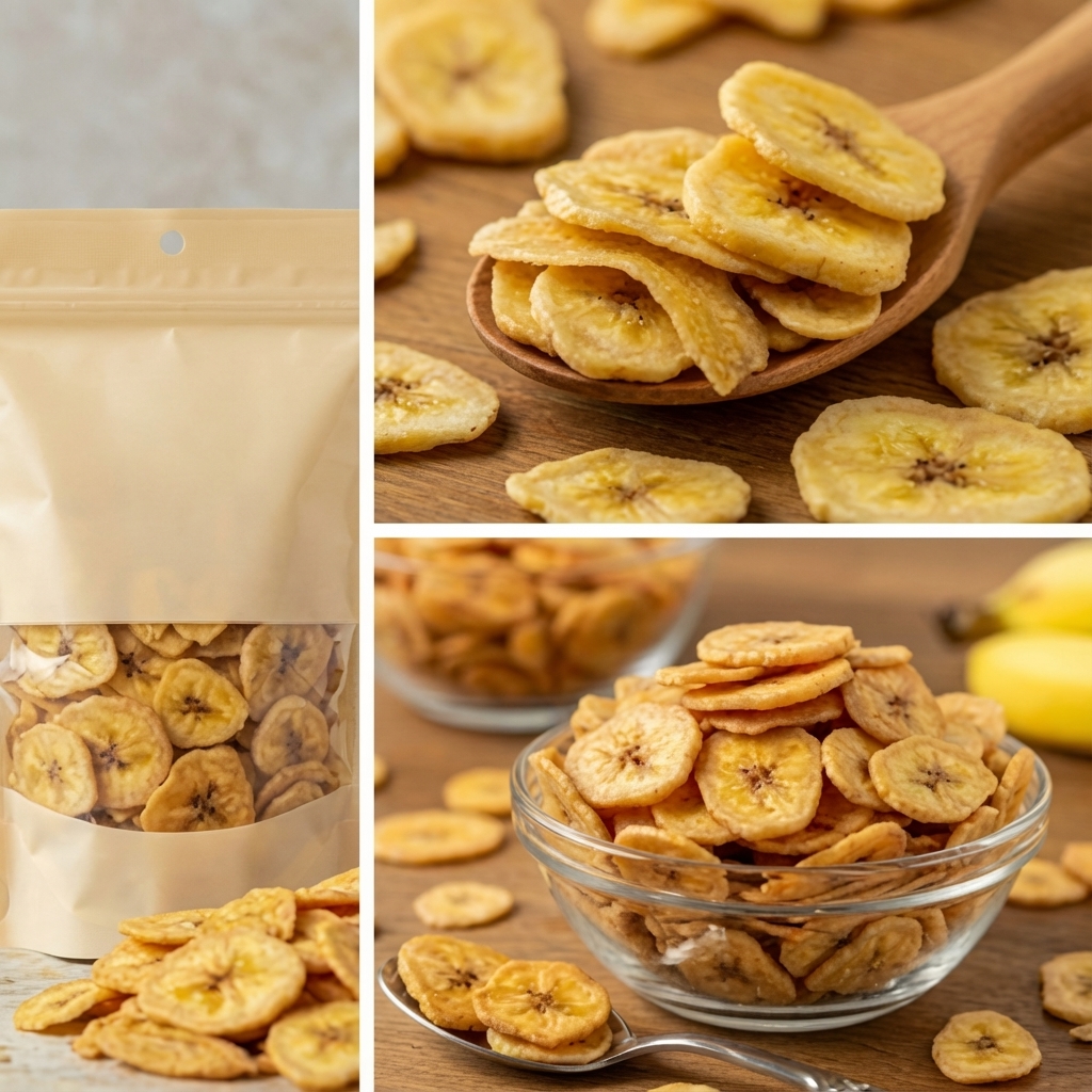 Dehydrated Banana Flakes